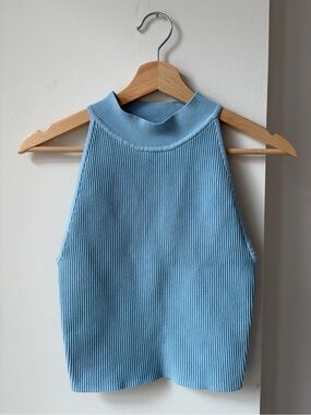 Babaton Sculpt Knit Mockneck Halter Too